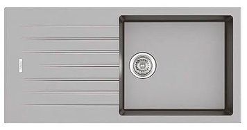 Мойка Fabiano Classic 100x50 Grey Metallic 71552185414647 фото