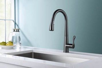 Кухонний змішувач BlueWater STABILI Графіт ГРАФІТ 10986 фото