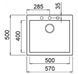 Кухонная мойка Teka Forsquare 50.40 TG AUTO (115230005) черный 10241 фото 2
