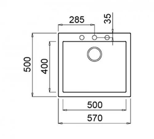 Кухонная мойка Teka Forsquare 50.40 TG AUTO (115230006) серый 10242 фото