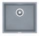 Гранитная мойка Fabiano Quadro 45x40 Grey Metallic 22012185437647 фото 1