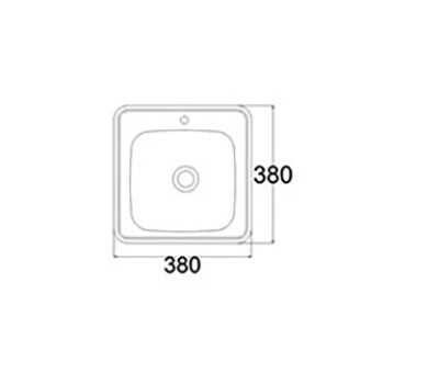 Кухонная мойка Falanco Модель 3838 42272055749150 фото