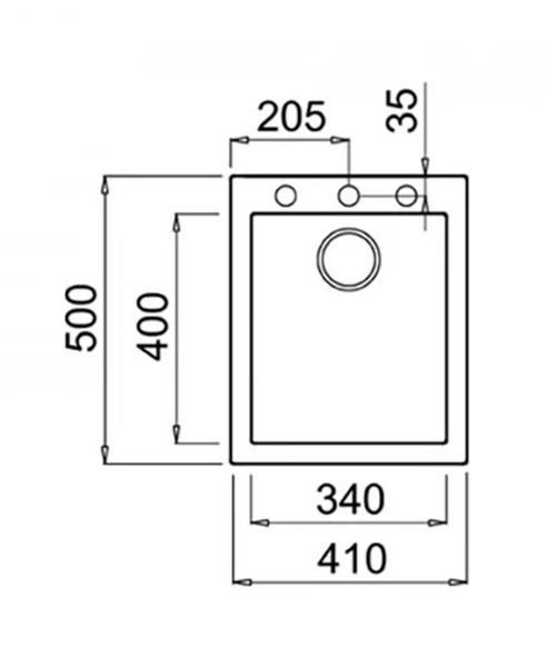Кухонная мойка Teka Forsquare 34.40 TG (115230013) крем 10249 фото