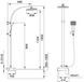 Душевая стойка BlueWater TOR-ZKPN.400C 35312186489155 фото 2