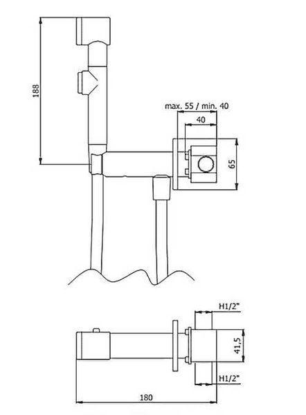 Гігієнічний душ GRB Intimixer 08228100 39202150772189 фото