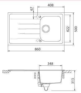 Мойка гранитная SCHOCK Viola D-100 12673668709312 фото