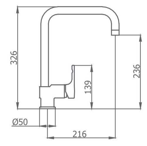 Кухонний змішувач GRB Kitchen 940900 39212185905155 фото