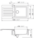Мойка гранитная SCHOCK Typos D-100L 34143682666314 фото 2